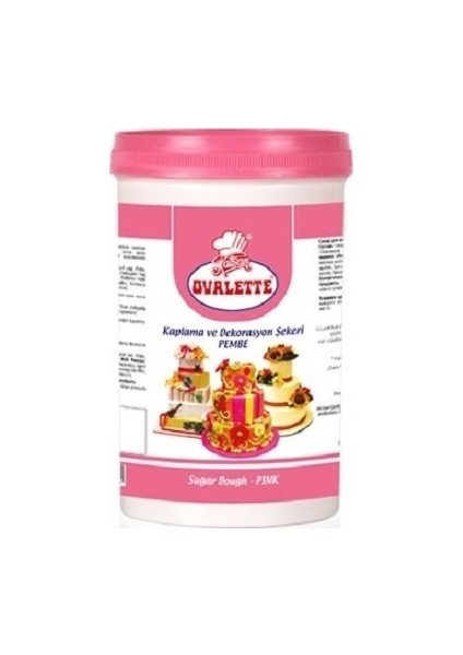 Şeker Hamuru Pembe 1kg