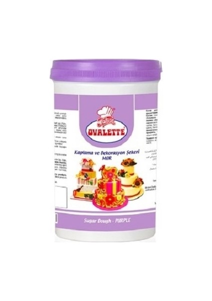 Şeker Hamuru Mor 1kg