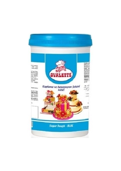 Şeker Hamuru Mavi 1kg