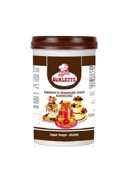 Şeker Hamuru Kahverengi 1kg