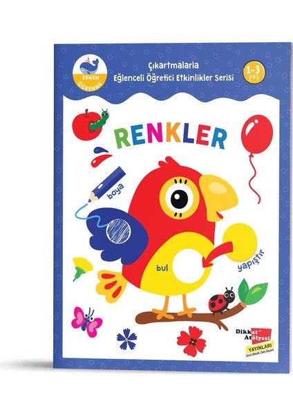 Renkler - Çıkartmalarla Eğlenceli Öğretici Etkinlikler