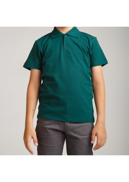 Kısa Kol Polo Yaka Okul T-Shirt