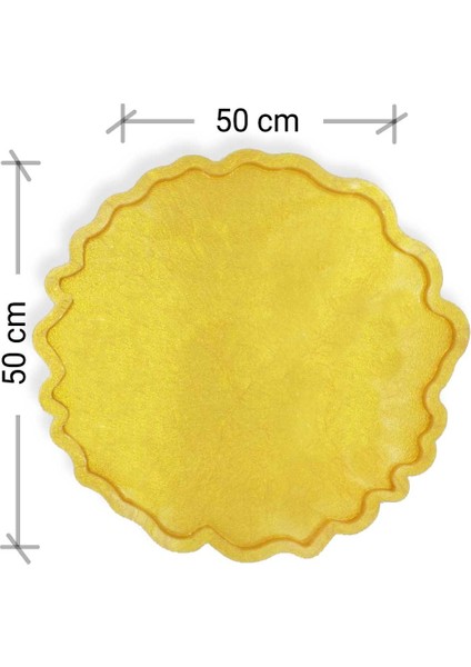 Sehpa Kalıbı Kıvrık Kenar - Epoksi Dökümler Için Premium Silikon Kalıp 50CM