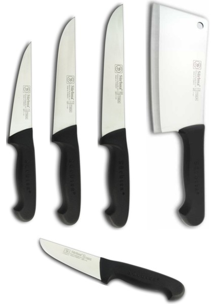 STK-140 Sürmene Kasap Bıçak Satır Set
