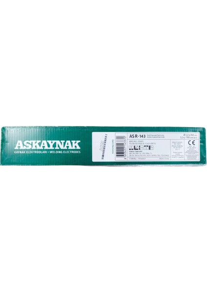 3.25X350 Rutil Paket Kalın Elektrod Oerlıkon