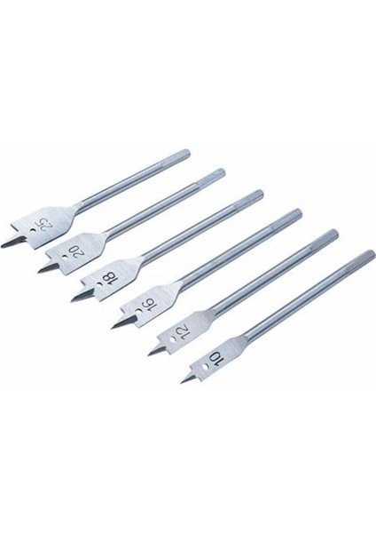 Yu-Su Tools 6 Parça Yaprak Ahşap Delici Matkap Ucu 10-12-16-18-20-25 Yu-Su Tools