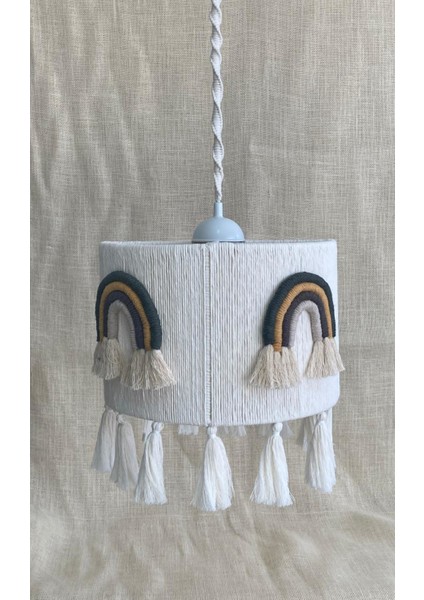 Gökkuşaklı Makrome Avize modelleri