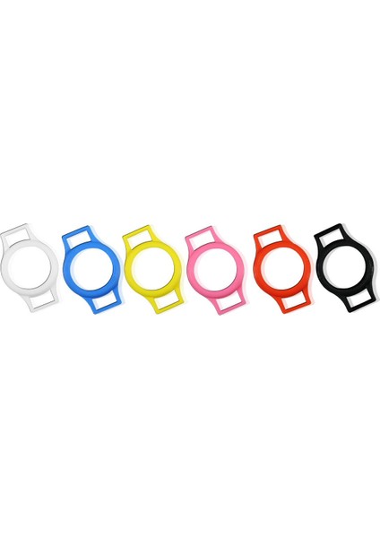 Sny Airtag Pla Koruyucu Kılıf Anahtarlık Apple Uyumlu-Kırmızı