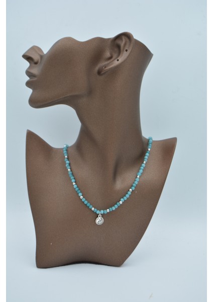 Ceyt Taşlı Yinyang Kolye Doğal Taş