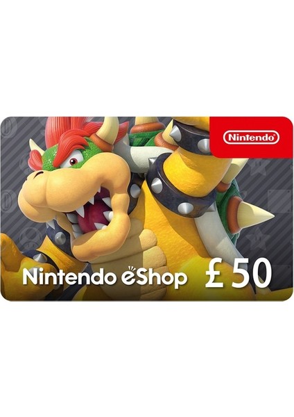 Eshop Card 50 Gbp (Uk) United Kingdom