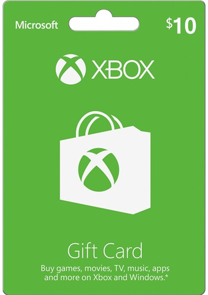 Xbox Live Gift Card 10 USD / 10 DOLAR (US) United States