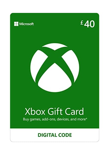 Xbox Live Gift Card 40 GBP / 40 POUND (UK) United Kingdom