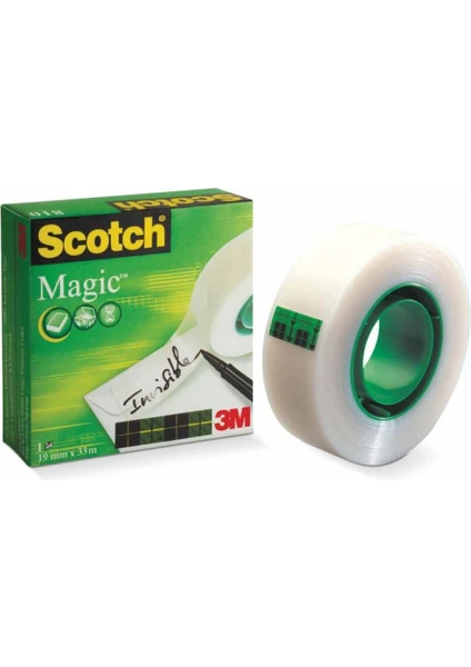 3m Scotch 810 Magic Bant (Görünmez) 19 mm x 33 M