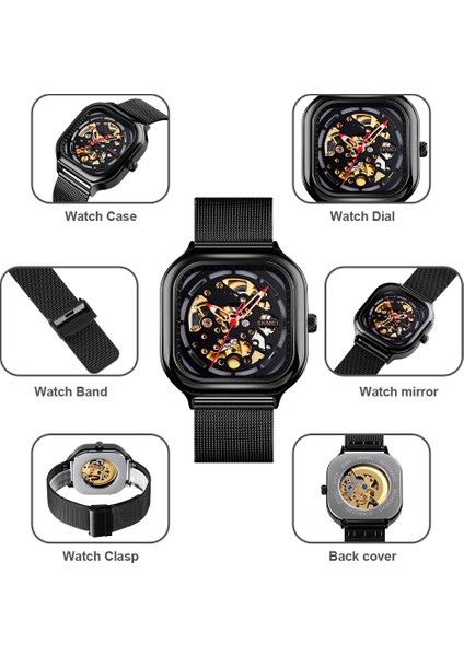 Otomatik Mekanik Erkek Saat (Yurt Dışından) indirimleri