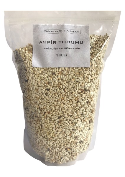 Bahar Tarım Aspir Tohumu Doğal Yerli 1 kg