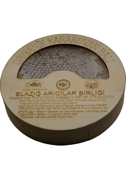 Organik Karakovan Petek Bal 1100 gr ile 1400 Gram Arasında