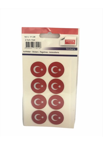 STC-296 25 mm Bayrak Çıkartma 2'li