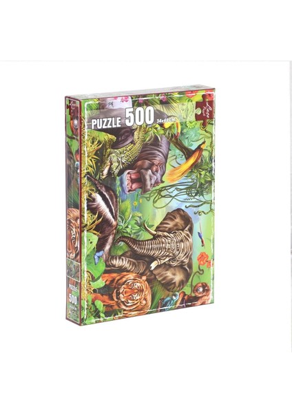 Yağmur Ormanı 500 Parça Puzzle