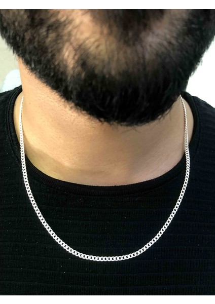 925 Ayar Saf Gümüş Zincir Kolye