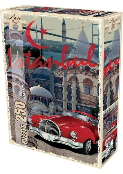 Laço Kids Istanbul Kolaj 250 Parça Puzzle