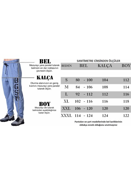 Eşofman Altı Şalvar Kesim Body Pantolon Big Sam 1278