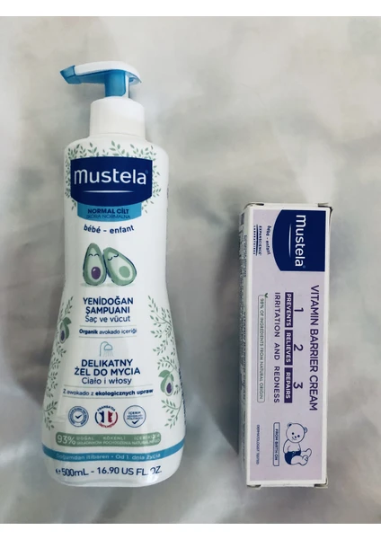 Yenı Doğan Şampuan 500 ml + Mustela Pişik Kremi 50 ml