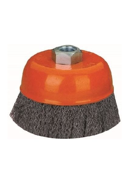 Çanak Tel Fırça Saçaklı 125MM