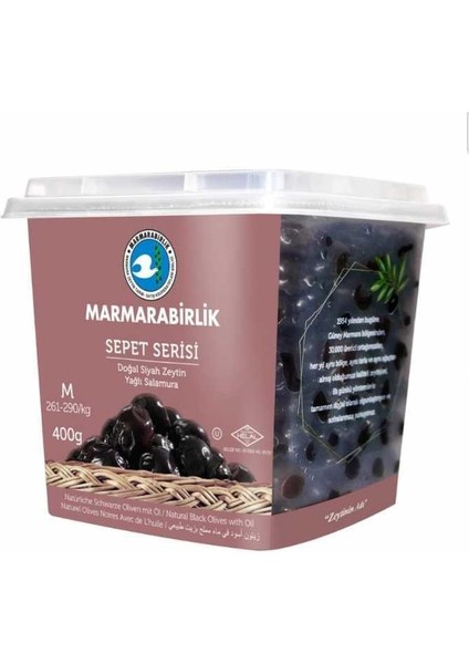 Sepet Serisi Siyah Zeytin 400 gr