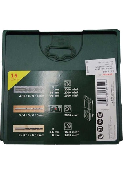 Gsb 13 Re 600 W Darbeli Matkap + Bosch 15 Parça Matkap Ucu Seti modelleri