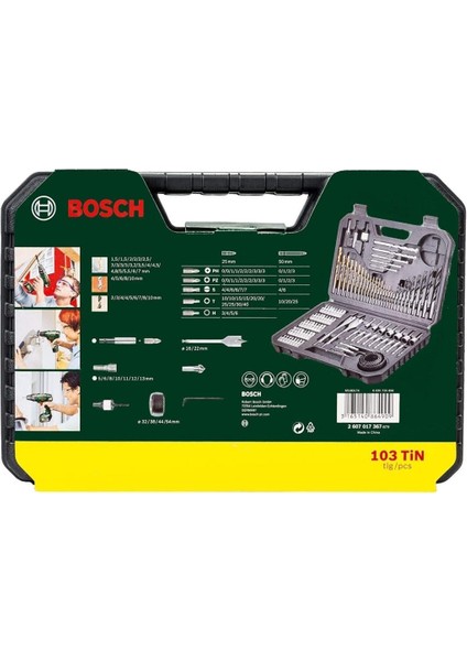 Gsb 13 Re 600 W Darbeli Matkap + Bosch 103 Parça Matkap Ucu Vidalama Ucu Lokma Ucu Seti