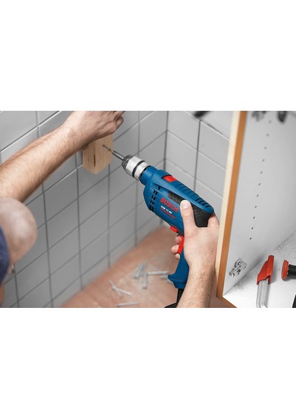 Gsb 13 Re 600 W Darbeli Matkap + Bosch 103 Parça Matkap Ucu Vidalama Ucu Lokma Ucu Seti
