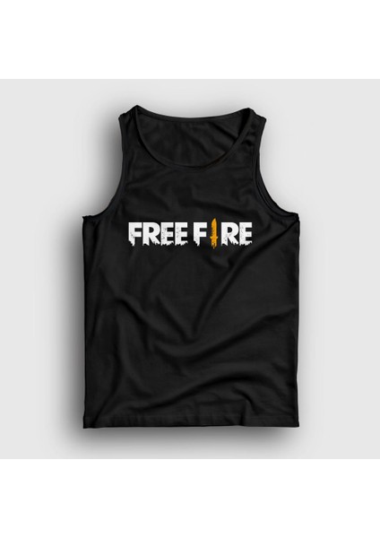 Unisex Siyah Logo Free Fire Atlet