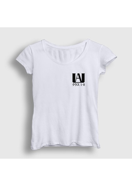 Kadın Beyaz Ua Anime Boku No Hero Academia T-Shirt