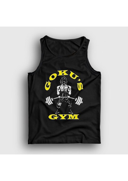 Unisex Siyah Gym Goku Anime Dragon Ball Atlet