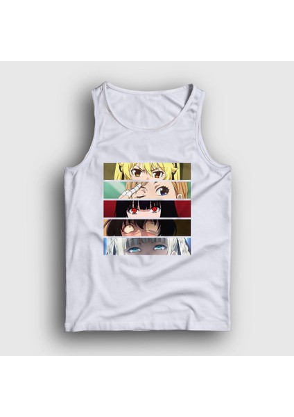 Unisex Beyaz Girls Anime Kakegurui Atlet