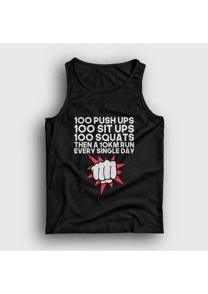 Unisex Siyah Workout Anime One Punch Man Atlet