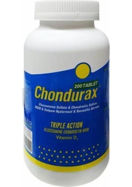 Chondurax Trıple 200 Tb Glucosamine Chondrotin Msm Vitamin D3