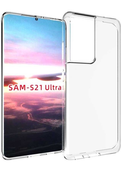 Galaxy S21 Plus Kılıf Şeffaf Ince ve Esnek Süper Silikon Kılıf
