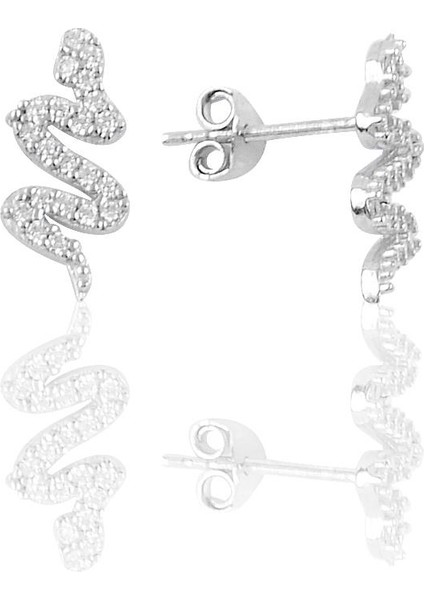 Gümüş Rodyumlu Yılan Kolye Küpe ve Yüzük Seti fırsatları