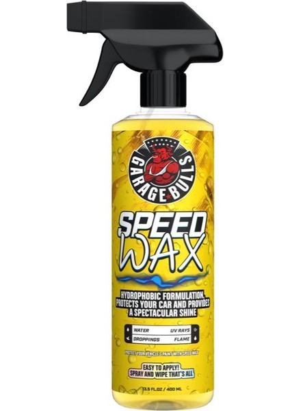 Garage Bulls Speedwax / Sio2 Seramik Katkılı Hızlı Cila