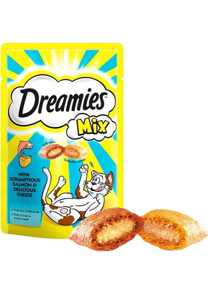 Mix Somonlu ve Peynirli Kedi Ödülü 60 gr