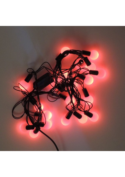 Misket Yılbaşı Ağaç Bahçe Ip Süs Aydınlatma 20 LED Işık 3m 3 Renk modelleri