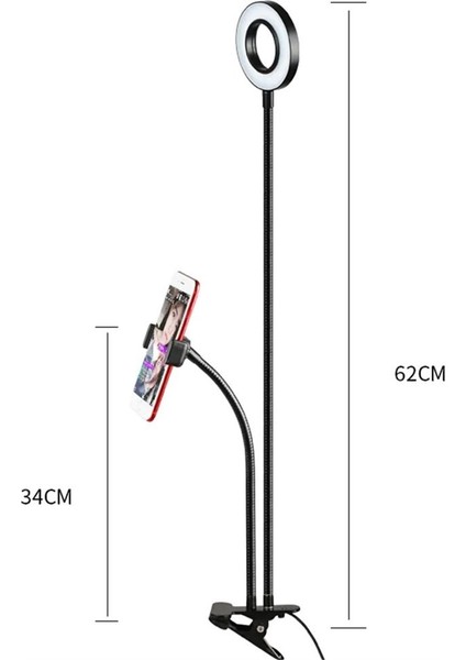 PM-2577 Akrobatik Işıklı Youtuberlar Için Telefon Tutacağı 570011 fırsatları