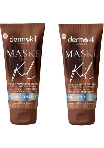 Kil ve Kahve Maske Kil ve Kahvenin Birleşimi 75 gr x 2 Adet