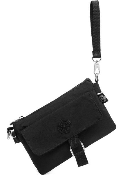 Krinkıl Kumaş Mini Çapraz Çanta BC 1147 - Açık Kahve indirimleri