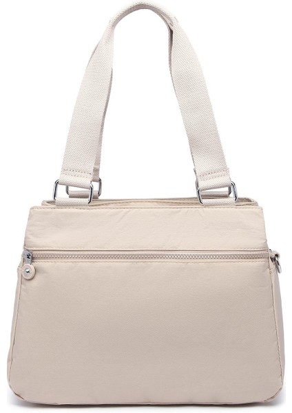 Krinkıl Kumaş Omuz Çantası BC 1125 - Bej modelleri