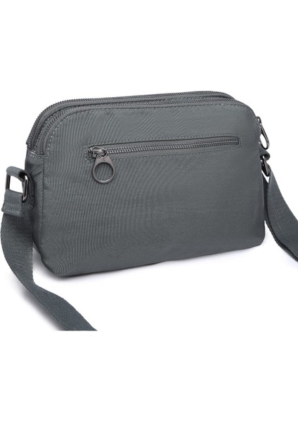 Krinkıl Metalik Kumaş Çapraz Askılı Çanta BC 3002 - Metalik Koyu Yeşil modelleri