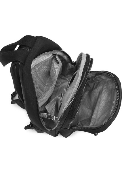 Krinkıl Kumaş Kadın Sırt Ve Göğüs Çantası BC 1237 - Vizon fırsatları