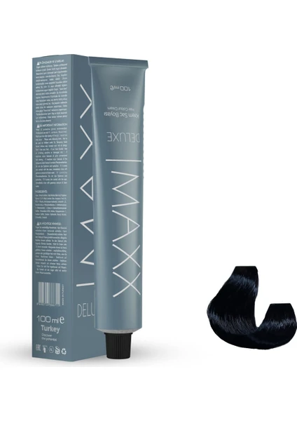 Maxx Deluxe Tüp Boya 1.0 Siyah 60 ml