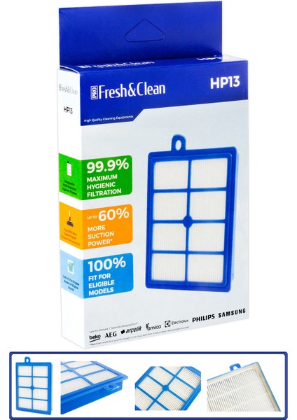Philips Fc 9192 Performer Pro Uyumlu Hepa Filtre